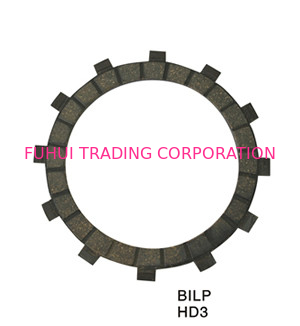 Oil resistance motorcycle parts clutch friction plates with 12 teeth BILP HD3