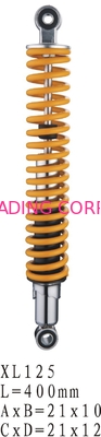 400mm Aluminum Motorcycle Rear Shock Absorbers Seal Assembly 21×10 XL125