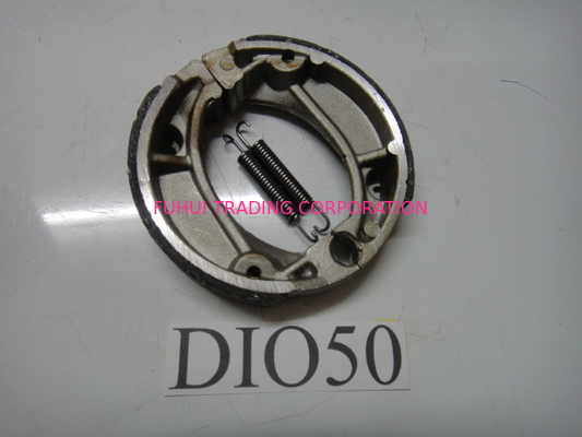 Low heat declination motorcycle spare parts brake lines shoe For Yamaha , Suzuki DIO50